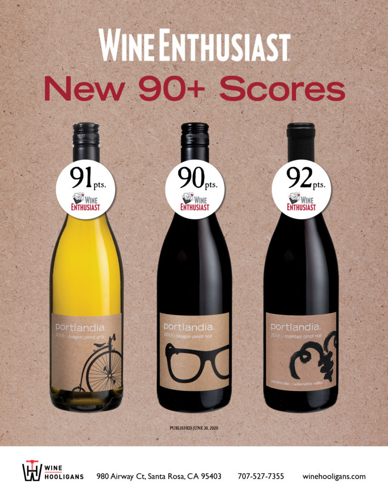 New 90+ Scores for the Latest Portlandia Vintages! - Wine Hooligans